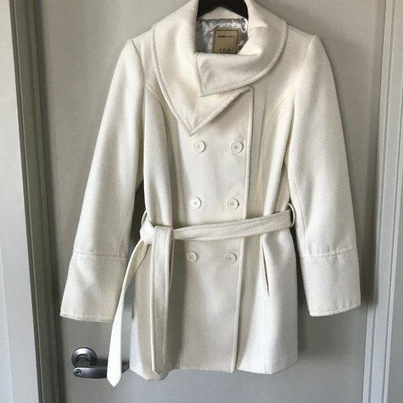 SuiteBlanco White Coat Size XL with Waist Strap - Picture 4 of 10